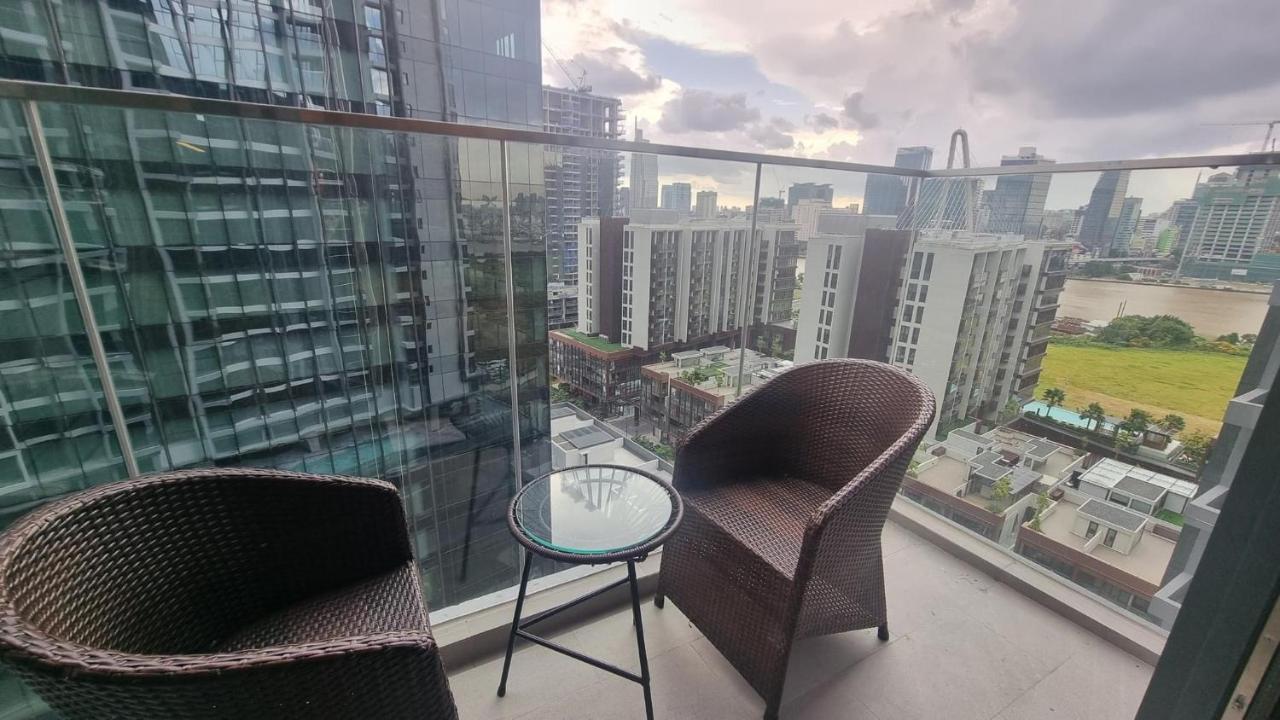 The Crest-Central Saigon Riverside -Free Pool-Gym-Sauna Room-Yoga Room Cidade de Ho Chi Minh Exterior foto